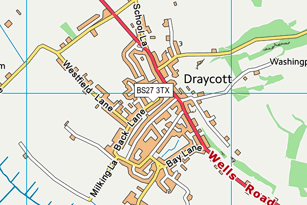 BS27 3TX map - OS VectorMap District (Ordnance Survey)