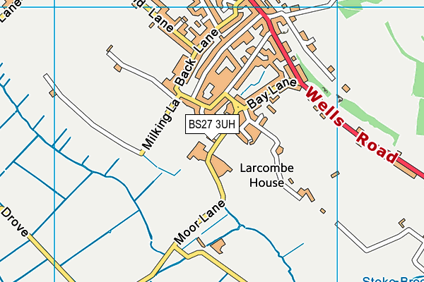BS27 3UH map - OS VectorMap District (Ordnance Survey)