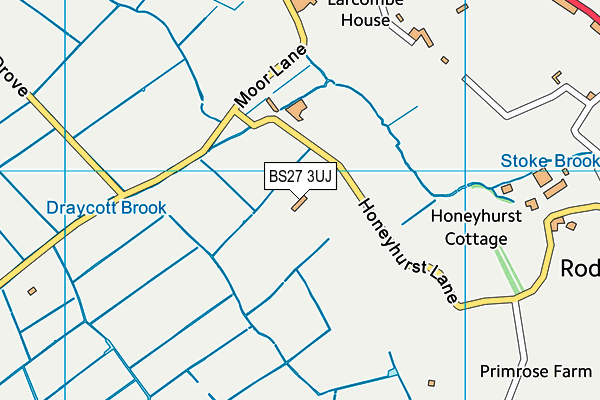 BS27 3UJ map - OS VectorMap District (Ordnance Survey)