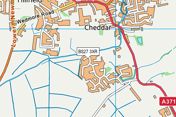 BS27 3XR map - OS VectorMap District (Ordnance Survey)