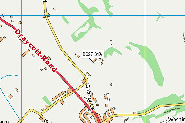 BS27 3YA map - OS VectorMap District (Ordnance Survey)