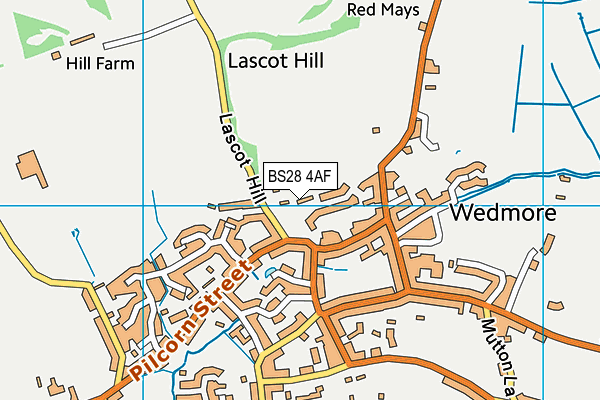 BS28 4AF map - OS VectorMap District (Ordnance Survey)