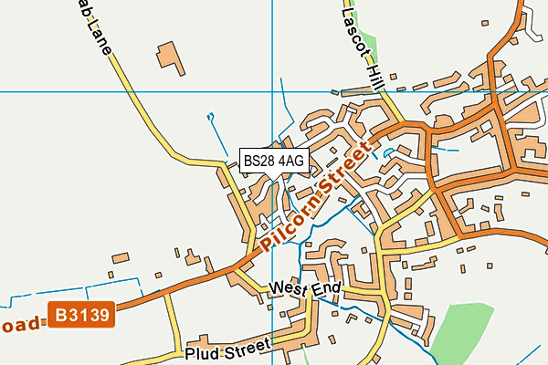 BS28 4AG map - OS VectorMap District (Ordnance Survey)