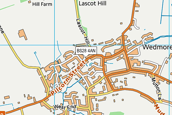 BS28 4AN map - OS VectorMap District (Ordnance Survey)