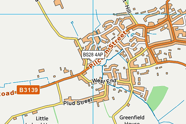 BS28 4AP map - OS VectorMap District (Ordnance Survey)