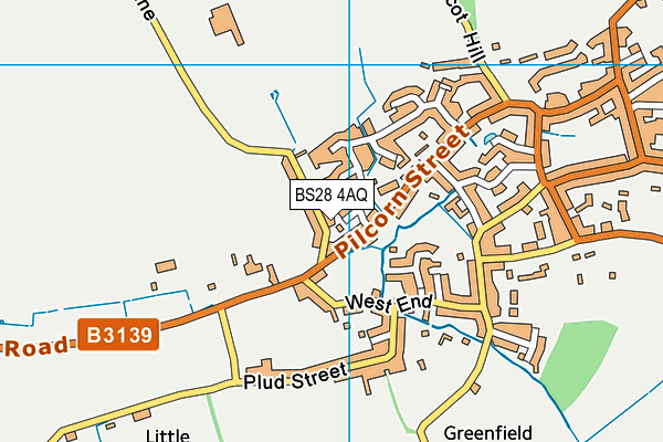 BS28 4AQ map - OS VectorMap District (Ordnance Survey)