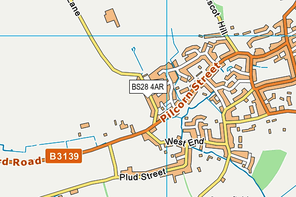 BS28 4AR map - OS VectorMap District (Ordnance Survey)