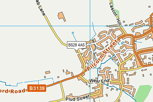BS28 4AS map - OS VectorMap District (Ordnance Survey)