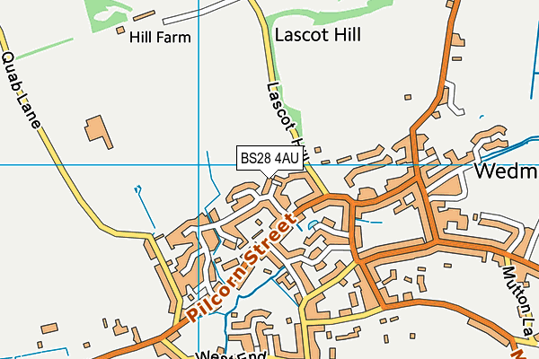 BS28 4AU map - OS VectorMap District (Ordnance Survey)