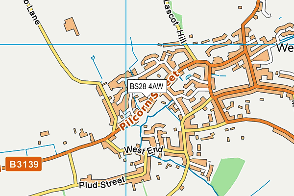 BS28 4AW map - OS VectorMap District (Ordnance Survey)