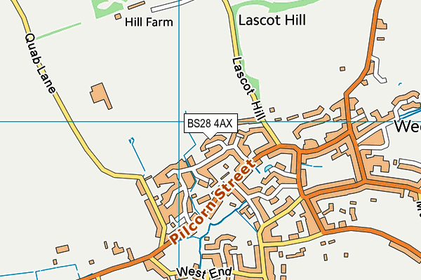 BS28 4AX map - OS VectorMap District (Ordnance Survey)