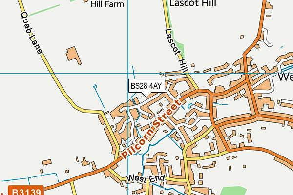 BS28 4AY map - OS VectorMap District (Ordnance Survey)