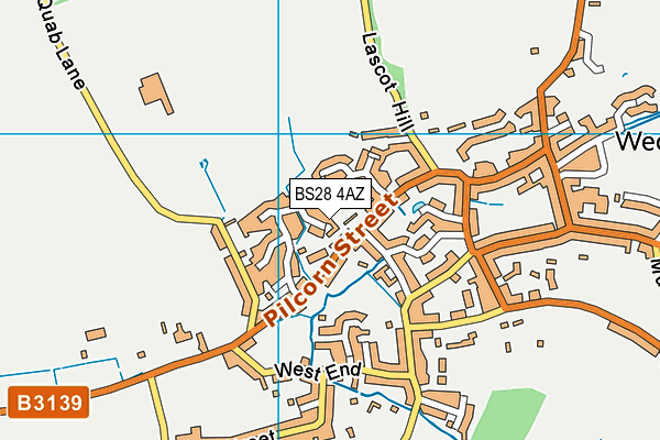 BS28 4AZ map - OS VectorMap District (Ordnance Survey)