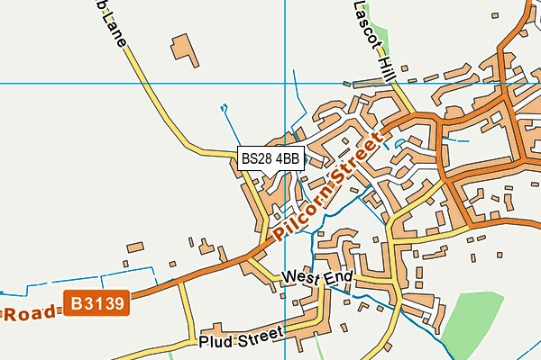 BS28 4BB map - OS VectorMap District (Ordnance Survey)
