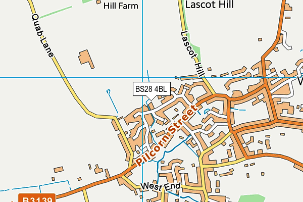 BS28 4BL map - OS VectorMap District (Ordnance Survey)