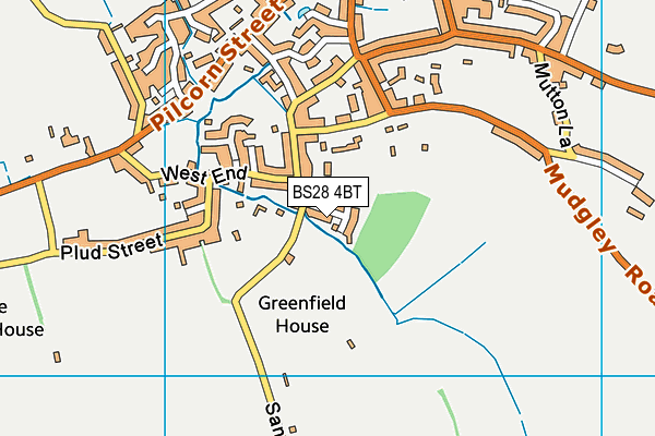 BS28 4BT map - OS VectorMap District (Ordnance Survey)