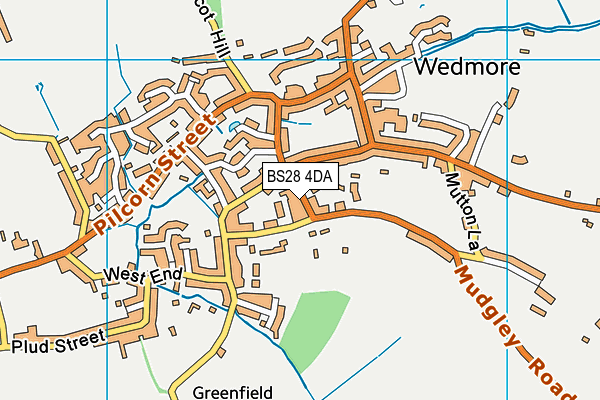 BS28 4DA map - OS VectorMap District (Ordnance Survey)