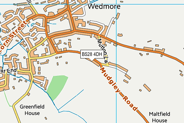 BS28 4DH map - OS VectorMap District (Ordnance Survey)