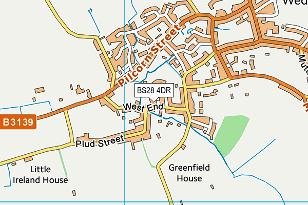 BS28 4DR map - OS VectorMap District (Ordnance Survey)