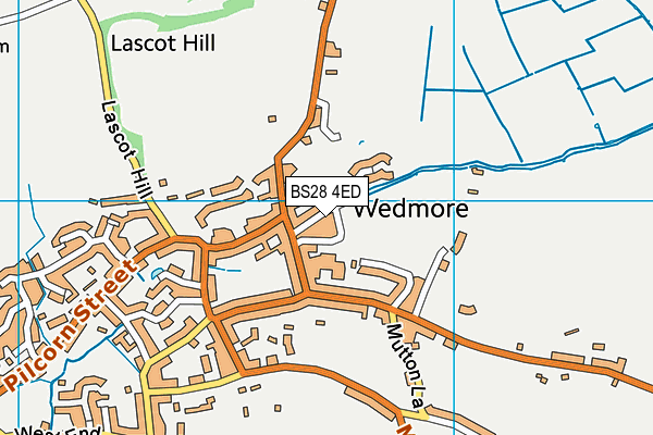 BS28 4ED map - OS VectorMap District (Ordnance Survey)