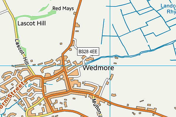 BS28 4EE map - OS VectorMap District (Ordnance Survey)