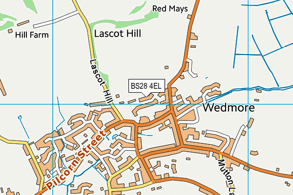 BS28 4EL map - OS VectorMap District (Ordnance Survey)