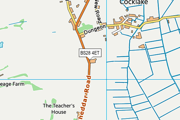 BS28 4ET map - OS VectorMap District (Ordnance Survey)