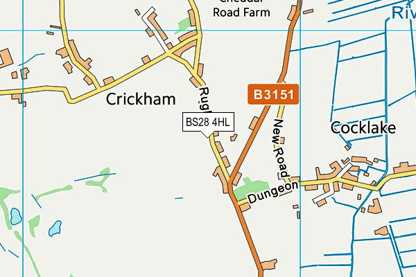 BS28 4HL map - OS VectorMap District (Ordnance Survey)