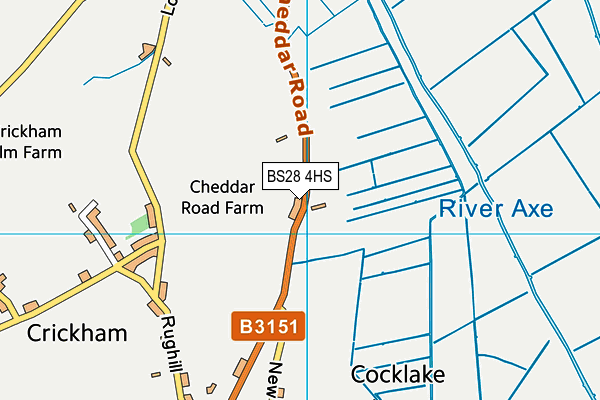 BS28 4HS map - OS VectorMap District (Ordnance Survey)