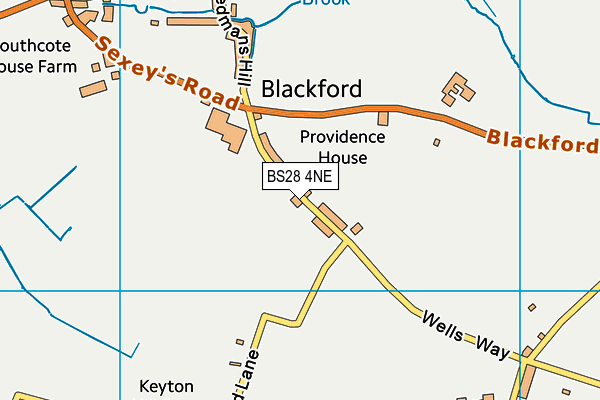 BS28 4NE map - OS VectorMap District (Ordnance Survey)