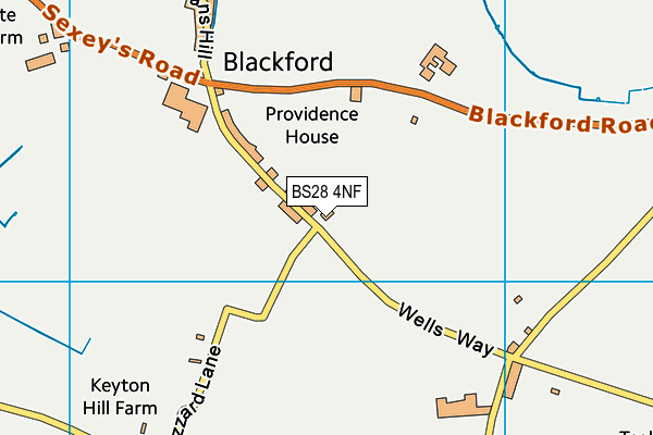 BS28 4NF map - OS VectorMap District (Ordnance Survey)
