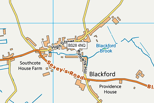 Map of BLACKFORD ENERGY LIMITED at district scale