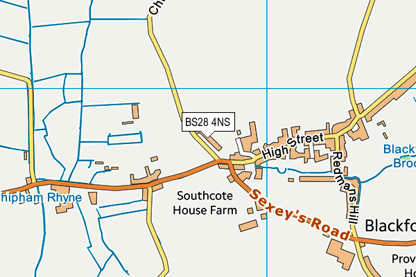 BS28 4NS map - OS VectorMap District (Ordnance Survey)