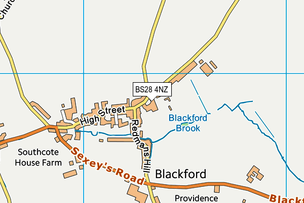 BS28 4NZ map - OS VectorMap District (Ordnance Survey)