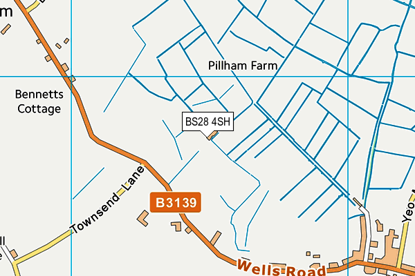 BS28 4SH map - OS VectorMap District (Ordnance Survey)