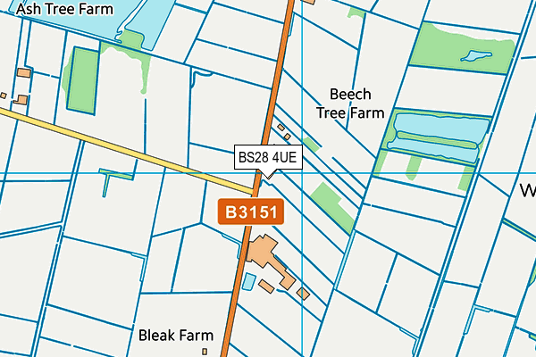 BS28 4UE map - OS VectorMap District (Ordnance Survey)