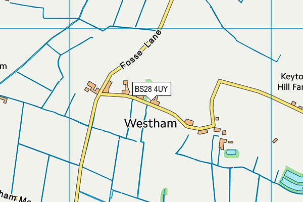 BS28 4UY map - OS VectorMap District (Ordnance Survey)