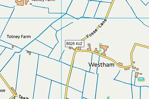 BS28 4UZ map - OS VectorMap District (Ordnance Survey)