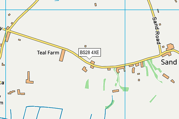 BS28 4XE map - OS VectorMap District (Ordnance Survey)