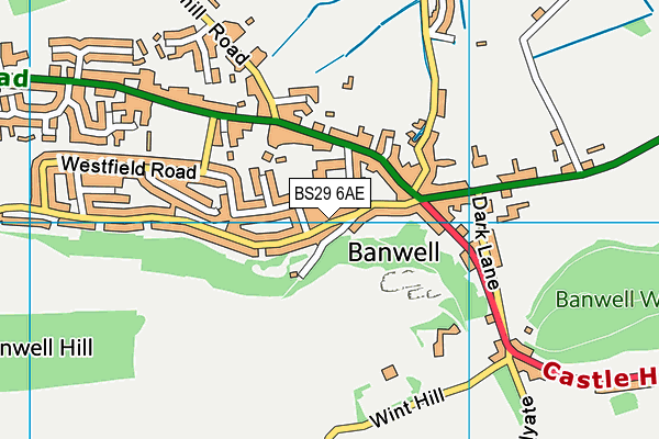 Map of BANWELL ACCOUNTANCY SERVICES LTD at district scale