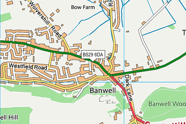 Map of SALT AND VINEGAR BANWELL LIMITED at district scale