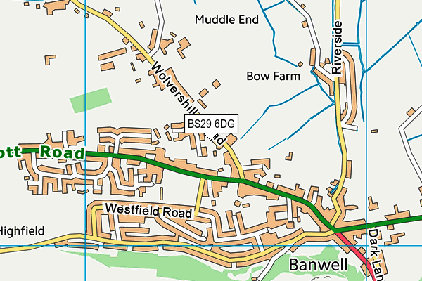 Map of BANWELL HOUSE HOLDINGS LTD at district scale