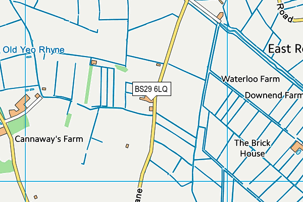 BS29 6LQ map - OS VectorMap District (Ordnance Survey)