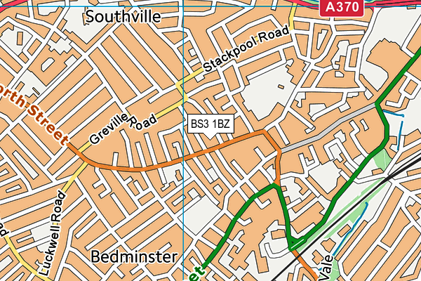 BS3 1BZ map - OS VectorMap District (Ordnance Survey)