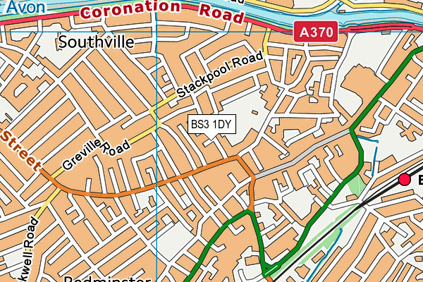 BS3 1DY map - OS VectorMap District (Ordnance Survey)