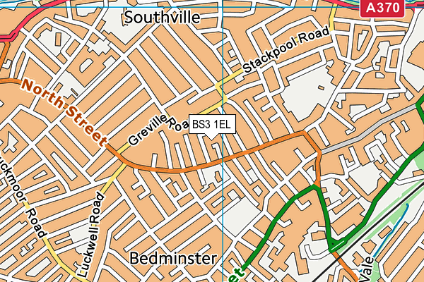 BS3 1EL map - OS VectorMap District (Ordnance Survey)
