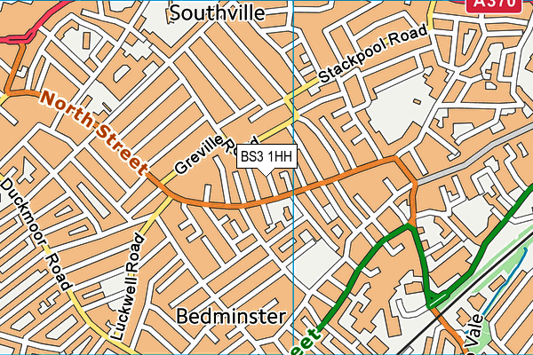 BS3 1HH map - OS VectorMap District (Ordnance Survey)