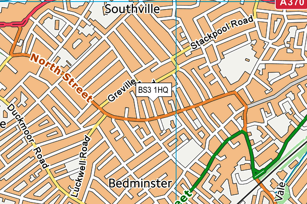 BS3 1HQ map - OS VectorMap District (Ordnance Survey)