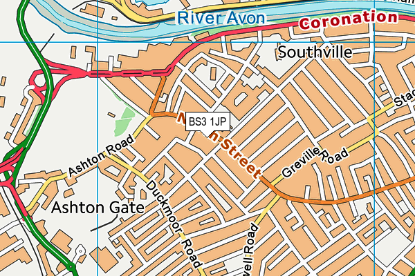 Map of BRISTOL CONSPIRACY PUB CO LIMITED at district scale