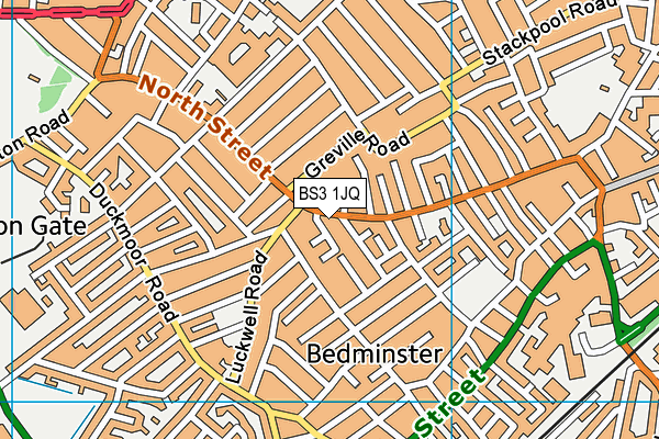BS3 1JQ map - OS VectorMap District (Ordnance Survey)
